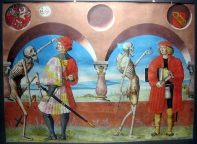 Copy of the Lost Danse Macabre by M. Manuel from the Dominican Cemetery of Bern (1512-20) by Albrecht Kauw